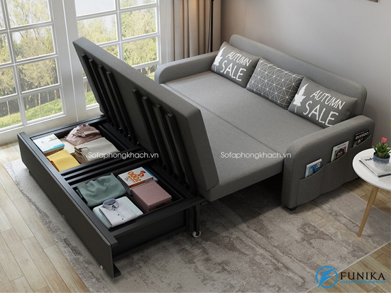 sofa giường f899 có hộp đựng đồ rộng rãi