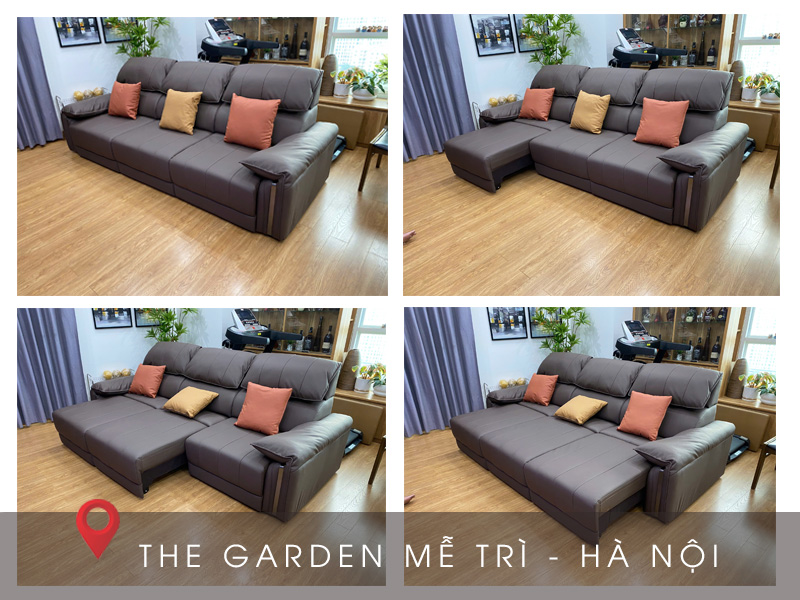 sofa điều khiển tự động thay đổi linh hoạt F807 cao cấp.
